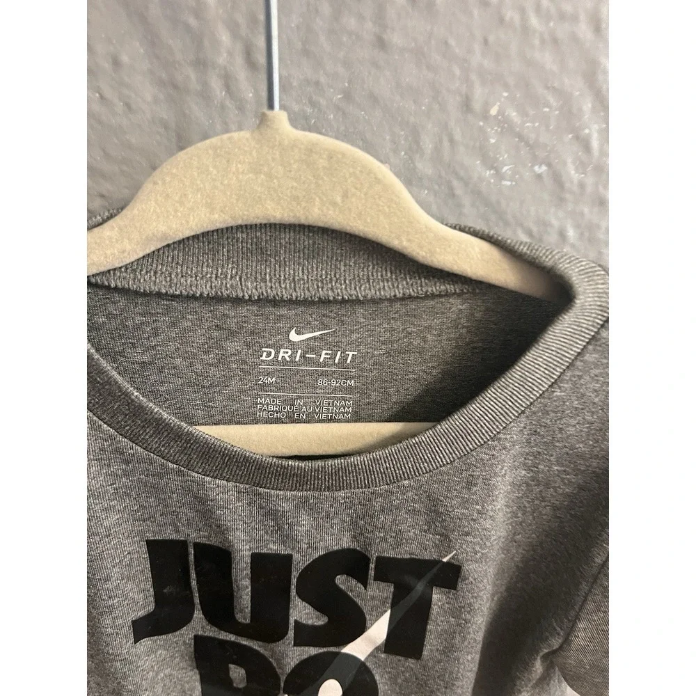 Nike Baby Boys Graphic T-Shirt Top 24 Months Gray‎